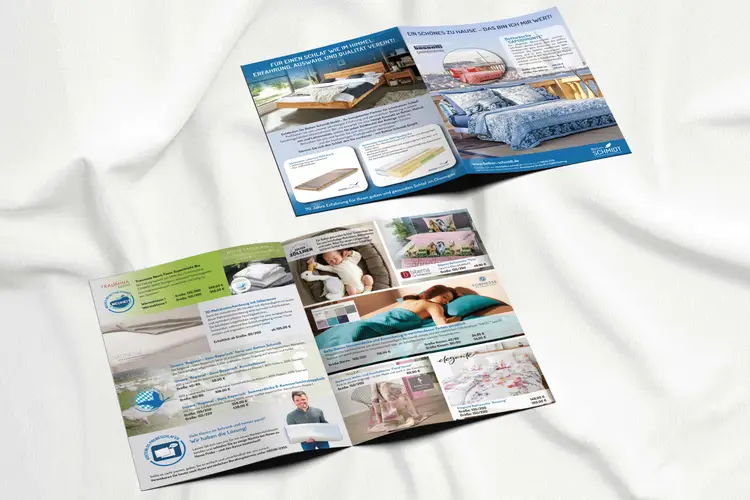 Betten Schmidt GmbH Falzflyer